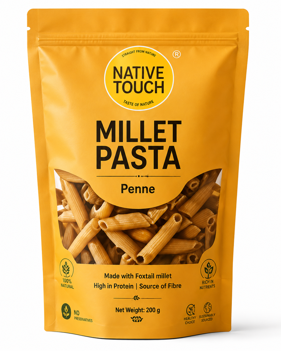 Millet Pasta — Penne